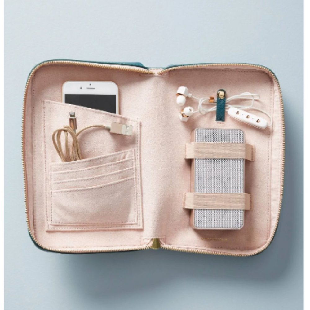 ANTHROPOLOGIE Libby Tech Organizer NWT